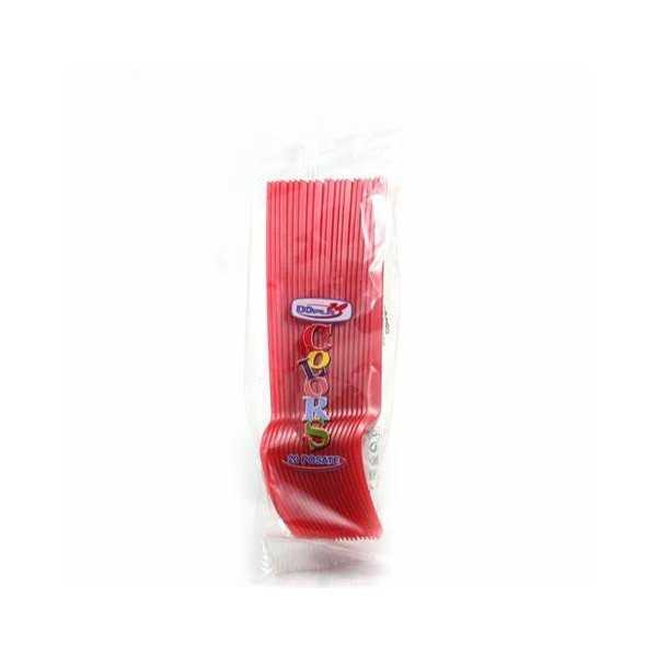 FORCHETTA DOPLA ROSSO CF.20 PZ 3416