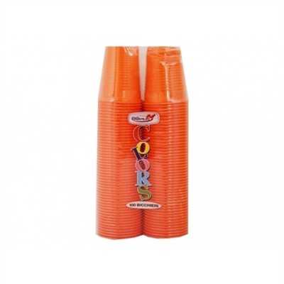 BICCHIERE DOPLA CL.20 ARANCIO CF.100 PZ ART.2544 BICCHIERE DOPLA CL.20 ARANCIO CF.100 PZ ART.2544