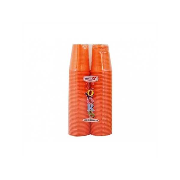 BICCHIERE DOPLA CL.20 ARANCIO CF.100 PZ ART.2544