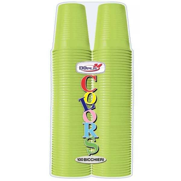 BICCHIERE CL.20 VERDE LIME CF.100 PZ (DOPLA) ART.2738