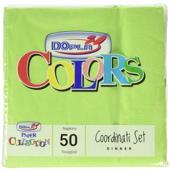 TOVAGLIOLO DOPLA VERDE ACIDO CM.33X33 CF.50 PZ