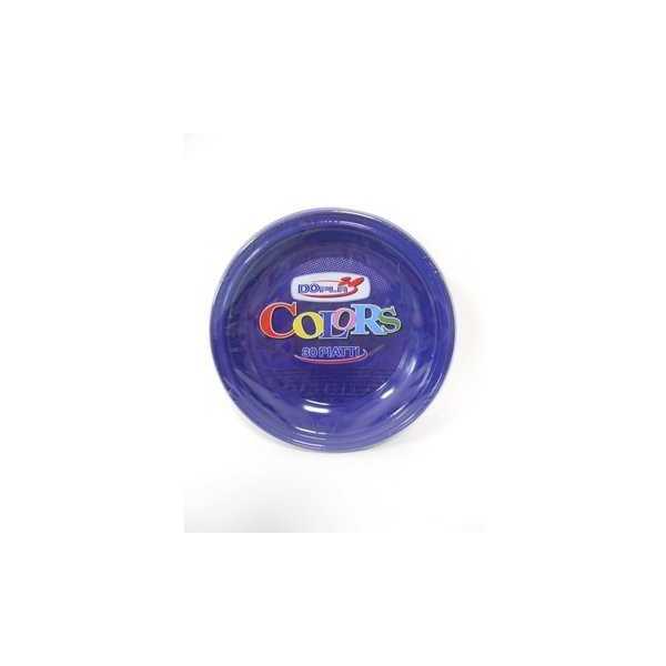 PIATTO DOPLA BLU FONDO CF.30 PZ