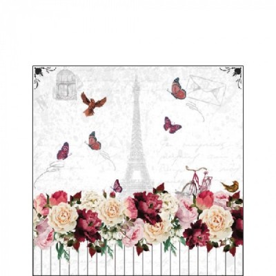 TOVAGLIOLO AMBIENTE CM.25X25 ROMANTIC PARIS