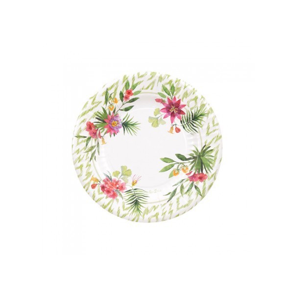 CF.8 PIATTI PASSION FLOWERS CM 21
