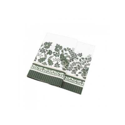 TOVAGLIA GIVI ITALIA EFFETTO TESSUTO CM.140X240 VERDE ART.61376