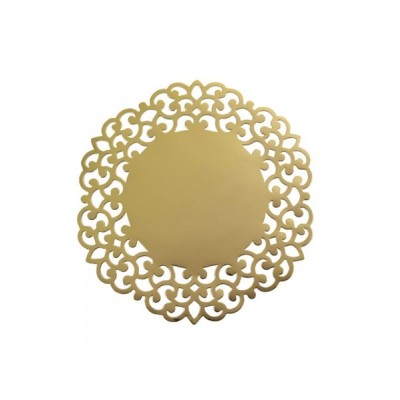CF.4 SOTTOPIATTI ORO LASER CUT CM 33