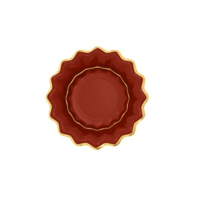 CF.8 FONDINE NEW SHAPE CM.24 ROSSO BORDO ORO