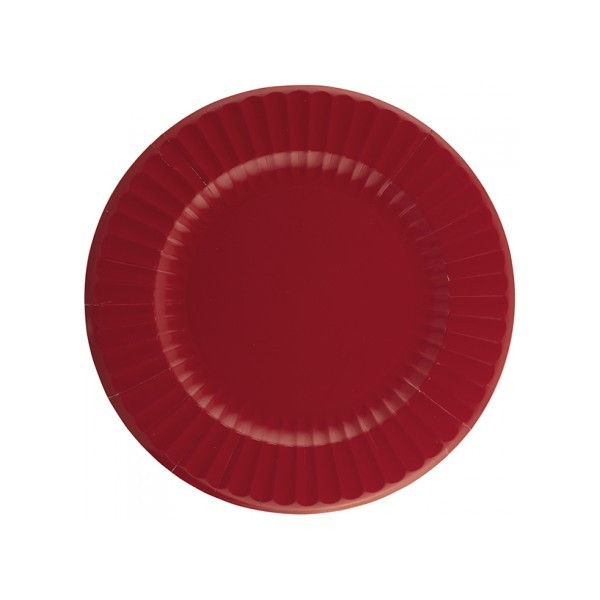 CF.6 SOTTO PIATTI ROUND SHAPE CM 33 ROSSO RUBINO