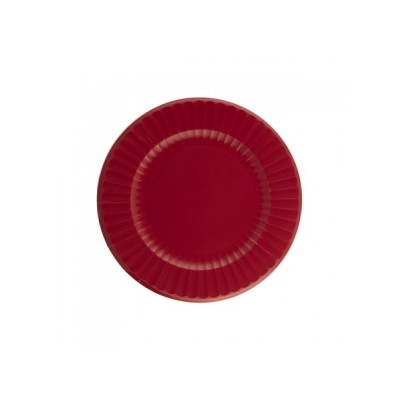 CF.8 PIATTI ROUND CM. 21 ROSSO RUBINO