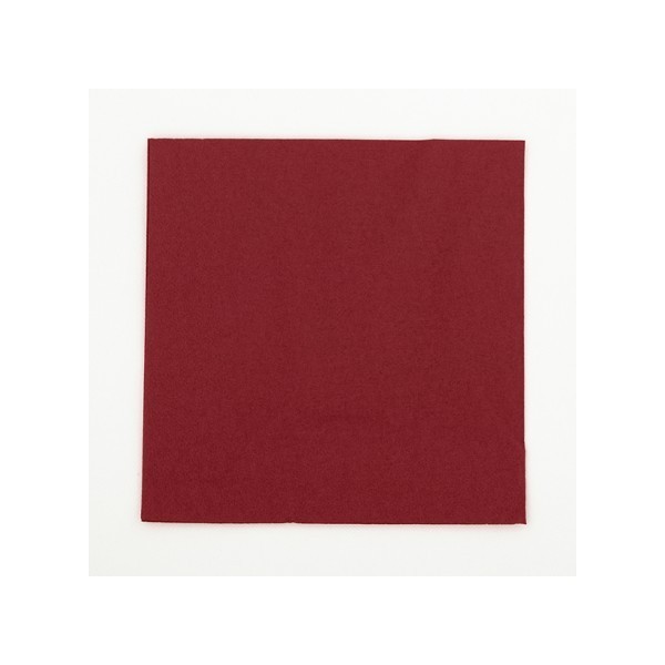CF.16 TOVAGLIOLI 3 VELI CM.33X33 ROSSO RUBINO
