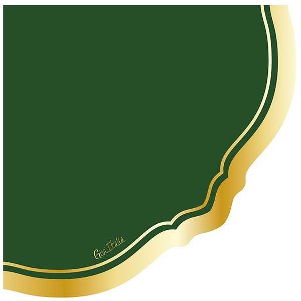 CF.16 TOV.LI LIBERTY VERDONE BORDO ORO CM 33X33