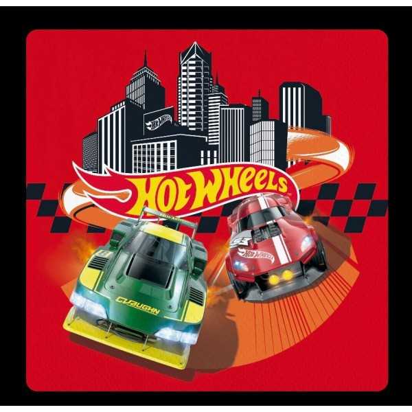 20 Tovaglioli cm.33 x 33 Hot Wheels