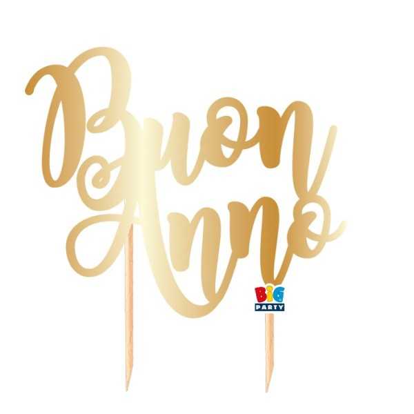 Cake Topper Italic Buon Anno