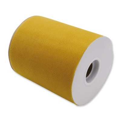 Rotolo Tulle h.cm.12,5 x mt. 100 Oro Matto