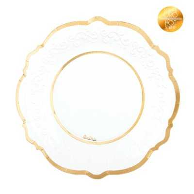 PIATTO CARTA GIVI ITALIA GOLD LIBERTY CM.27 CF.8 PZ ART.63977