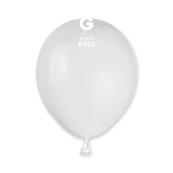 PALLONCINO LATTICE GEMAR BIANCO 5"
