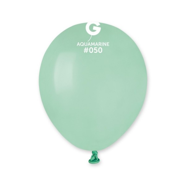 PALLONCINO LATTICE ACQUAMARINE 5"