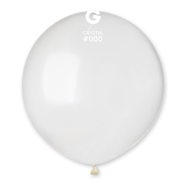 PALLONCINO LATTICE TRASPARENTE CRISTAL 19"