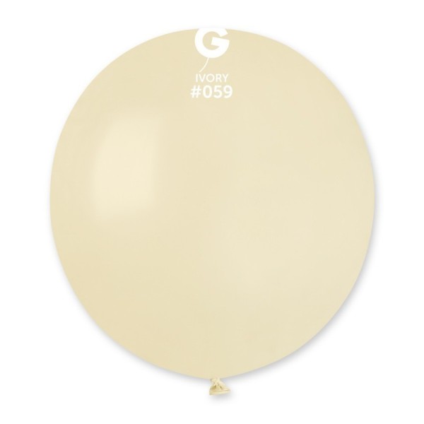 PALLONCINO LATTICE GEMAR AVORIO 19"