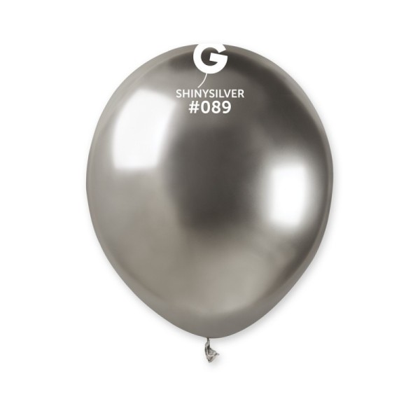 PALLONCINO LATTICE SHINY ARGENTO 5"