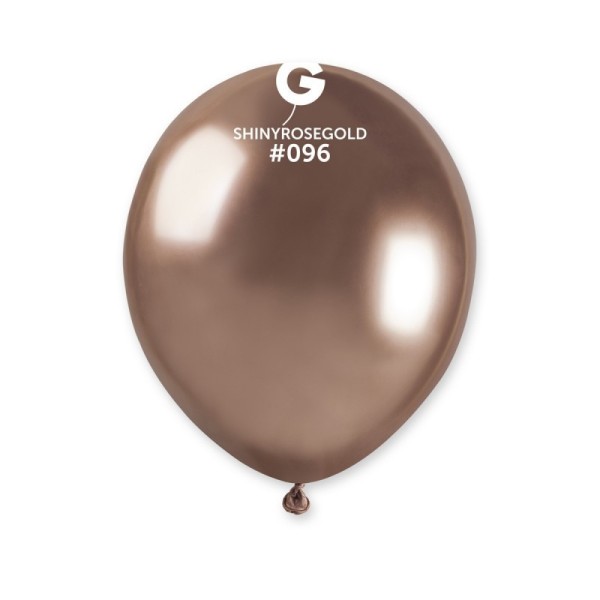 PALLONCINO LATTICE SHINY ROSA GOLD 5"