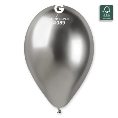 PALLONCINO LATTICE SHINY ARGENTO 13"