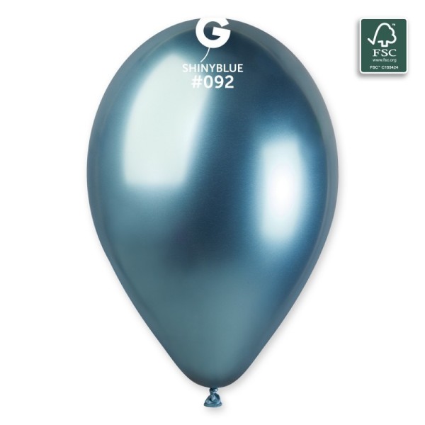 PALLONCINO LATTICE SHINY BLU 13"