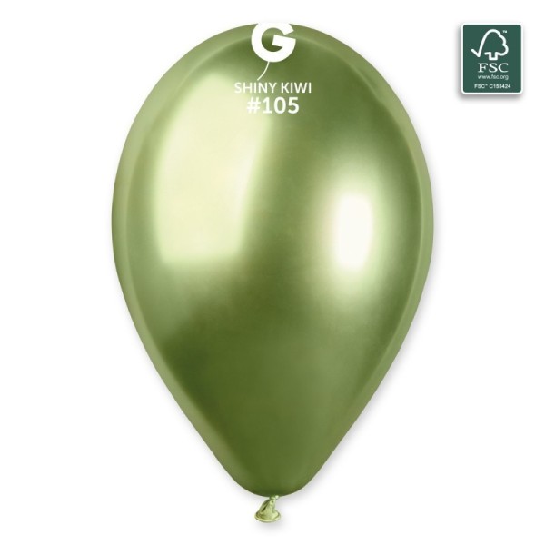PALLONCINO LATTICE SHINY VERDE KIWY 13"
