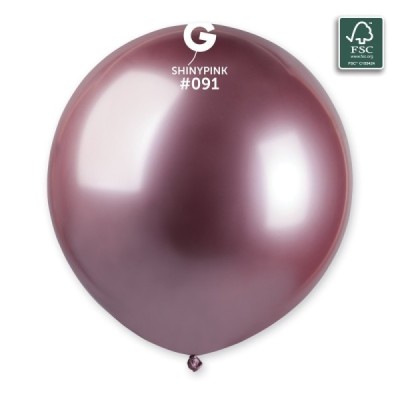 PALLONCINO LATTICE SHINY ROSA 19"