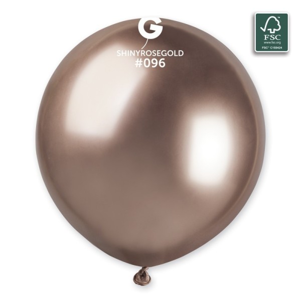 PALLONCINO LATTICE SHINY ROSA GOLD 19"