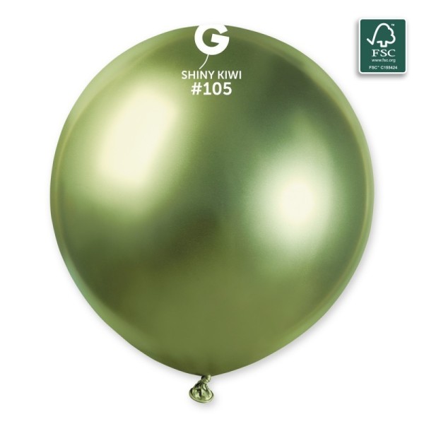 PALLONCINO LATTICE SHINY VERDE KIWY 19"