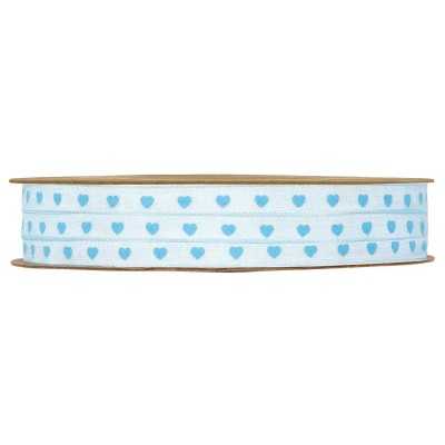 ORGANDY HEARTS MM6X25MT LIGHT BLUE
