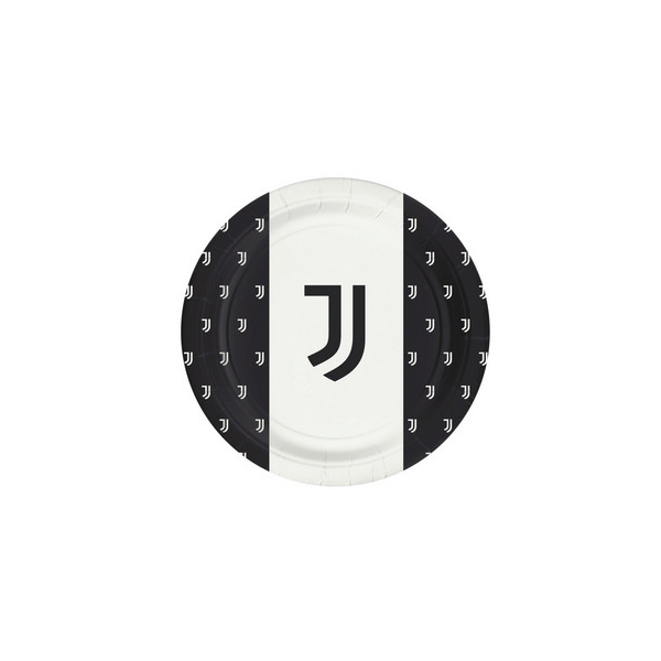 piatti Juventus – 8 Pezzi in Carta Ufficiali | Party Bianconero