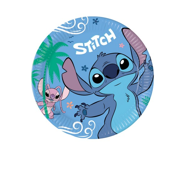 🟦 Piatto Stitch 18 cm 8PEZZI