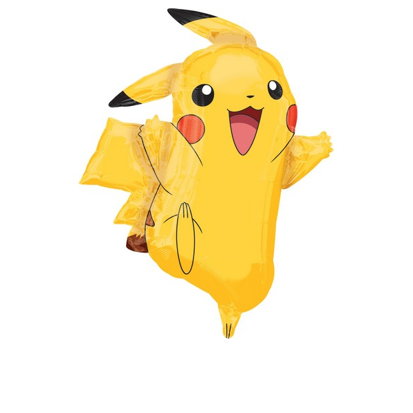 Palloncino Sagomato Super Shape Pikachu – 78 cm, Mylar con valvola