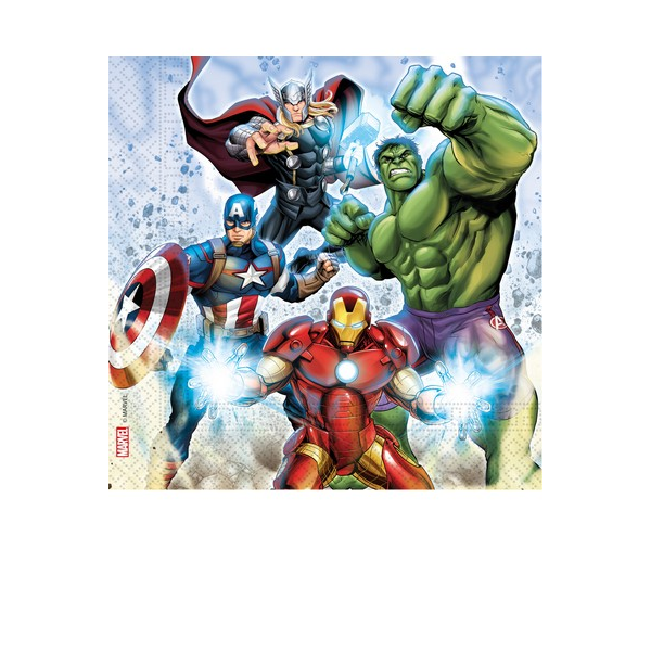 TOVAGLIOLO BBS AVENGERS ASSEMBLE "NEW" CM.33X33 CF.20 PZ ART.126853