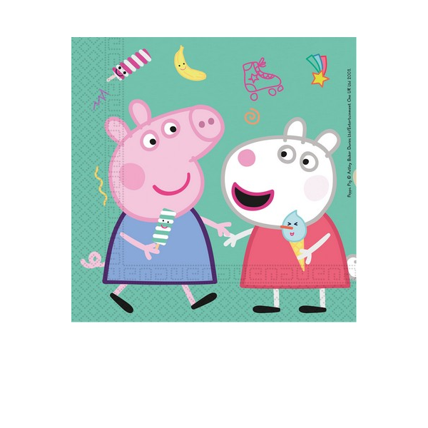 TOVAGLIOLO PEPPA PIG CM 33X33 CF 20 ART.01600072