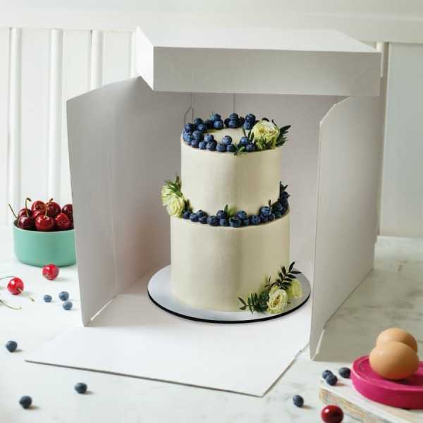 SCATOLA PER DOLCI 20,5X20,5X15 DECORA