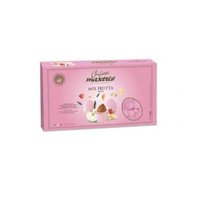 Confetti Maxtris Mix Frutta Rosa – Ciocomandorla 1kg – Senza Glutine