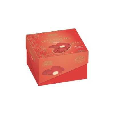 Confetti Maxtris Le Classiche Rosso – Mandorla Intera in Vassoio Elegante
