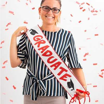 Fascia Laurea “Graduate” Rossa & Argento – Givi Italia