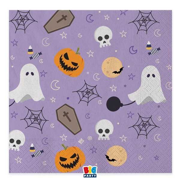 20 Tovaglioli 33 x 33 cm Happy Halloween