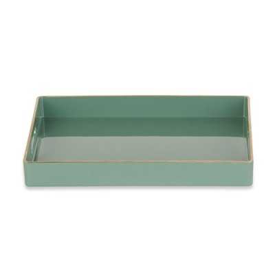 Vassoio Natalizio Verde con Rigo Oro – Coordinabile