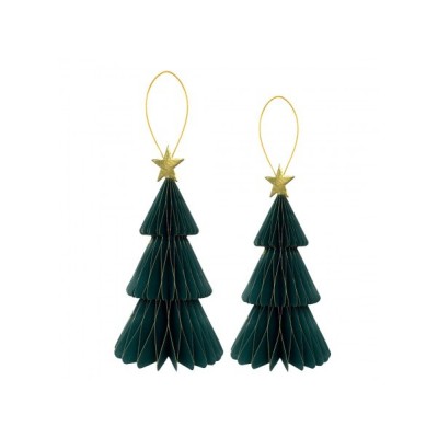 DEC CARTA ALBERO VERDE C STELLA CM 20 25