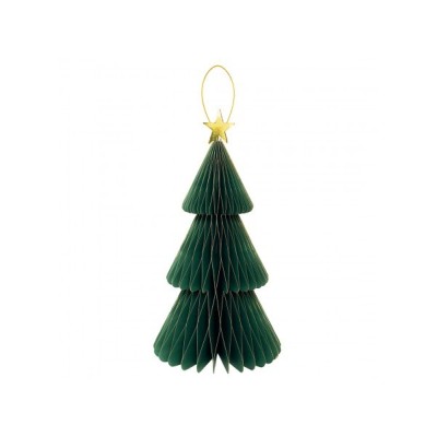 DEC CARTA ALBERO VERDE C STELLA H CM