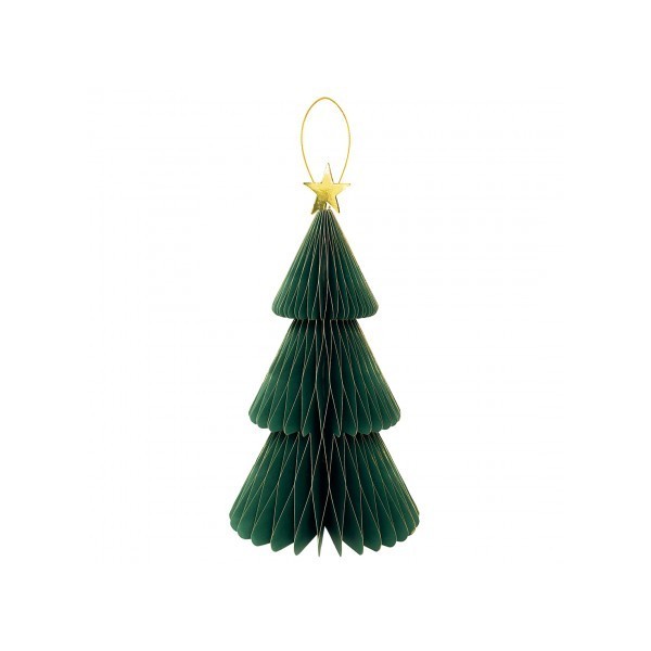 DEC CARTA ALBERO VERDE C STELLA H CM