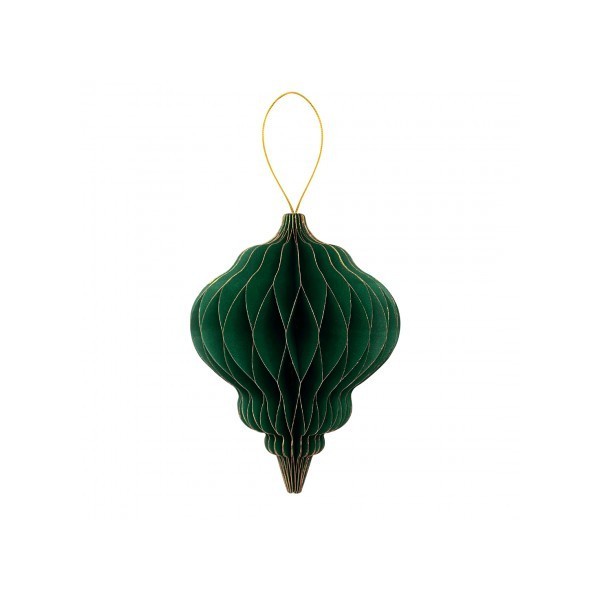 1 DECORAZIONE CARTA OPALE VERDE CM 40