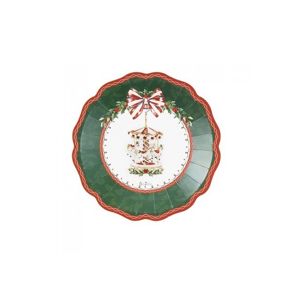 8 PIATTI NEW LIBERTY SANTA CAROUSEL CM 21