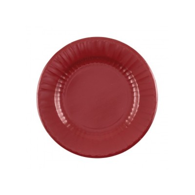 8 PIATTI ROUND CM.27 BORDEAUX