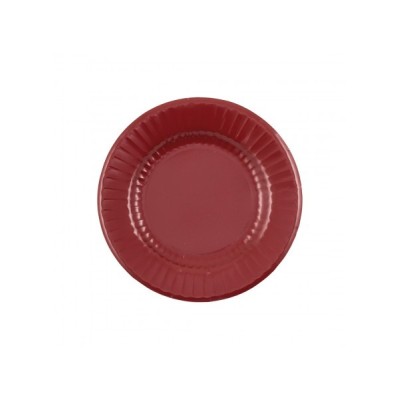 8 PIATTI ROUND CM.21 BORDEAUX